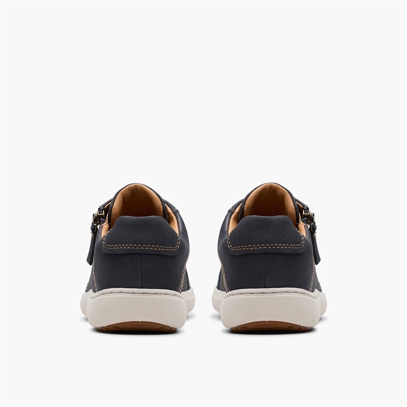 Clarks Womens Nalle Trainers Navy Nubuck - Image 5