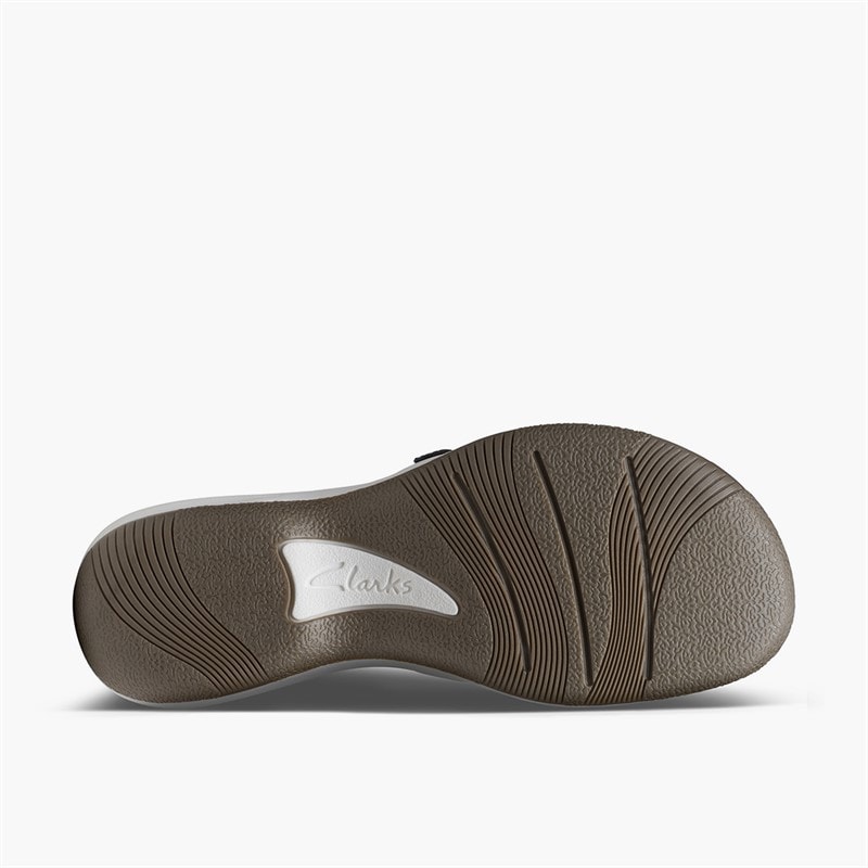 Clarks Womens Brinkley Piper Sandals Navy - Image 3