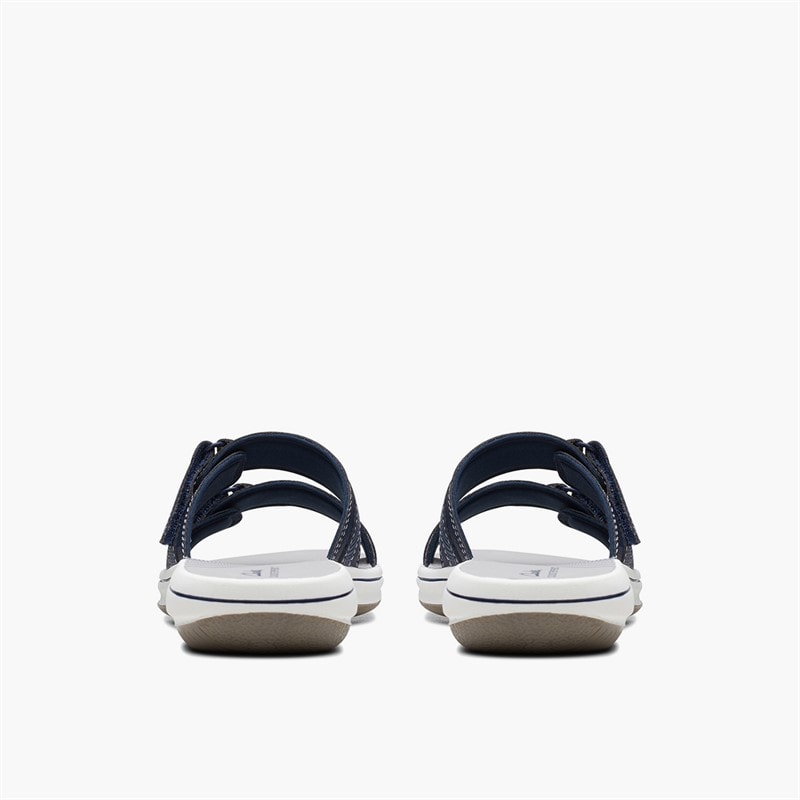 Clarks Womens Brinkley Piper Sandals Navy - Image 5