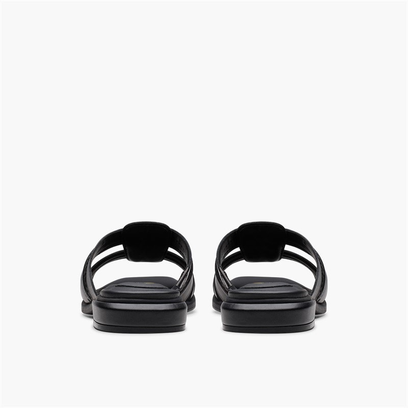 Clarks Womens Ariany Sandals Black Leather - Image 5