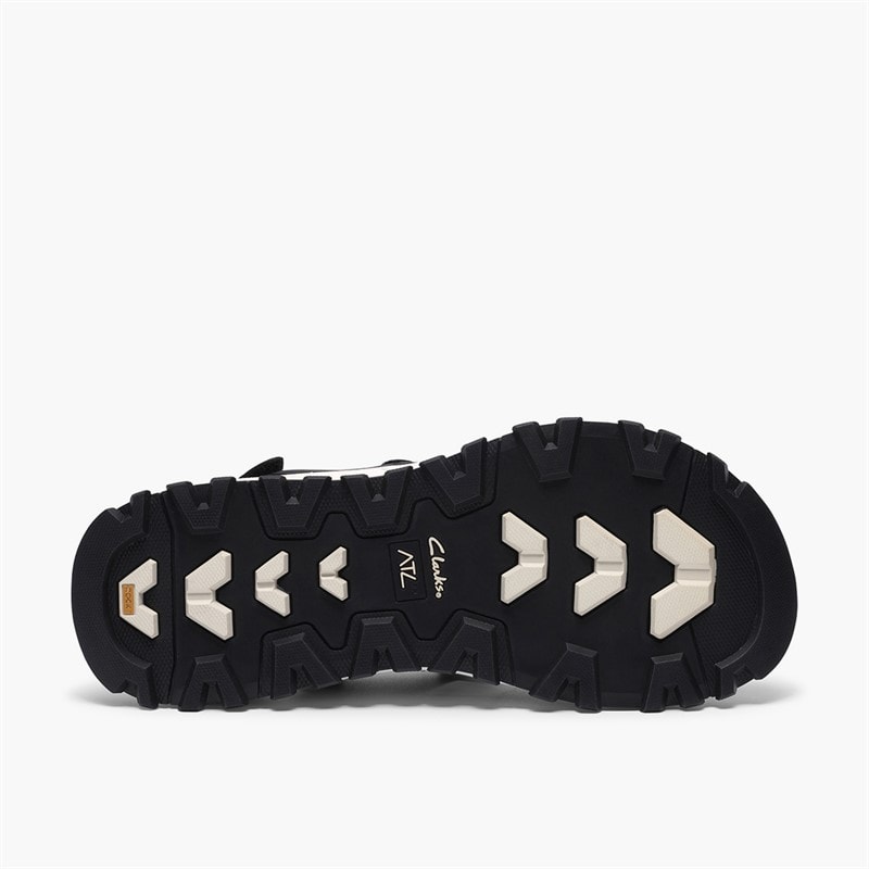 Clarks Womens ATL Trek Surf Sandals Black Leather - Image 3