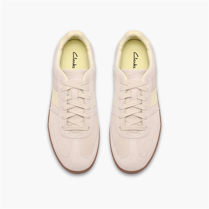 Clarks Womens Seco Speed Trainers Sand Combi - Image 2