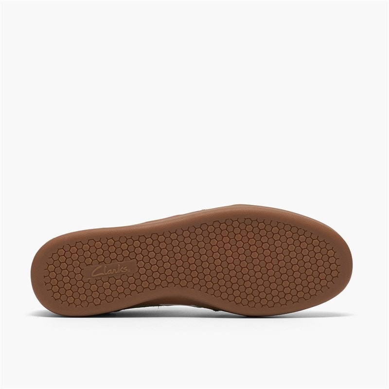 Clarks Womens Seco Speed Trainers Sand Combi - Image 3