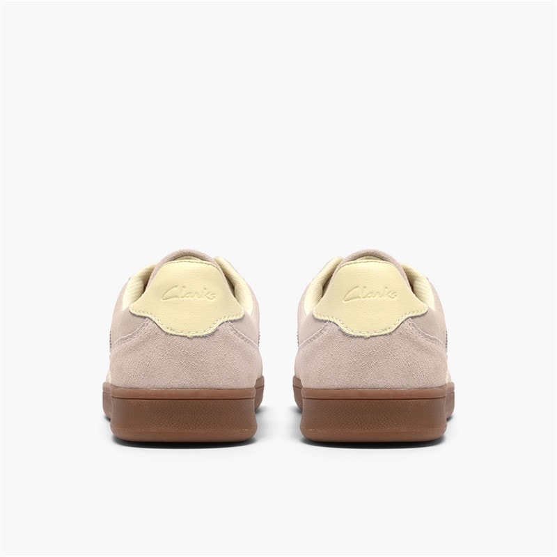 Clarks Womens Seco Speed Trainers Sand Combi - Image 5