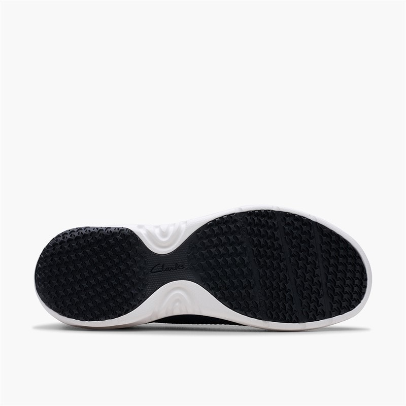 Clarks Mens Pro Free Knit Trainers Navy Knit - Image 3