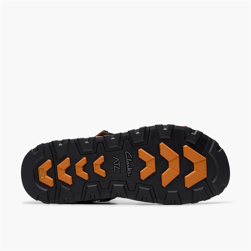 Clarks Mens ATL Trek Sandals Navy Combi - Image 3