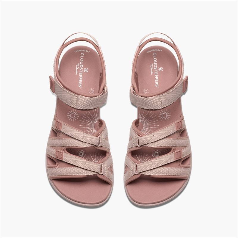 Clarks Womens Mira Madi Sandals Dusty Pink - Image 2