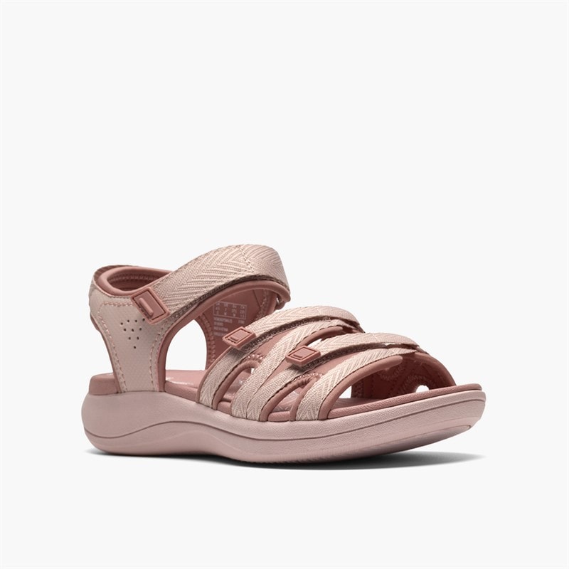 Clarks Womens Mira Madi Sandals Dusty Pink - Image 4