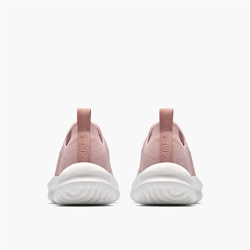 Clarks Womens Solevana Trainers Dusty Pink - Image 5