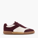 Clarks Womens Maseri Walk Trainers Burgundy Combi