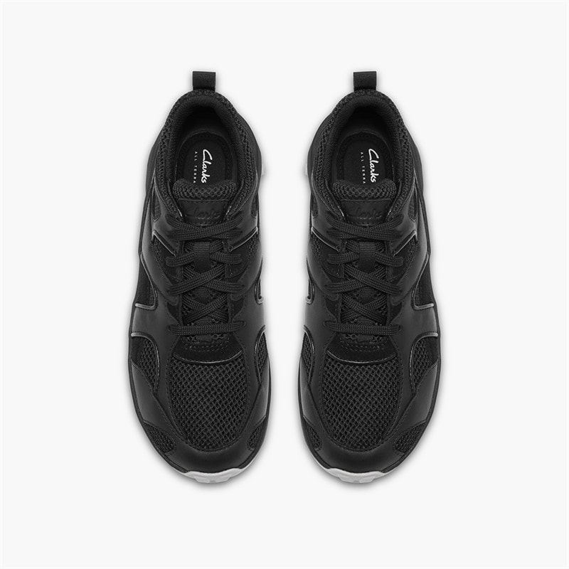 Clarks Womens ATL Trek Mesh Waterproof Trainers Black Combi - Image 2