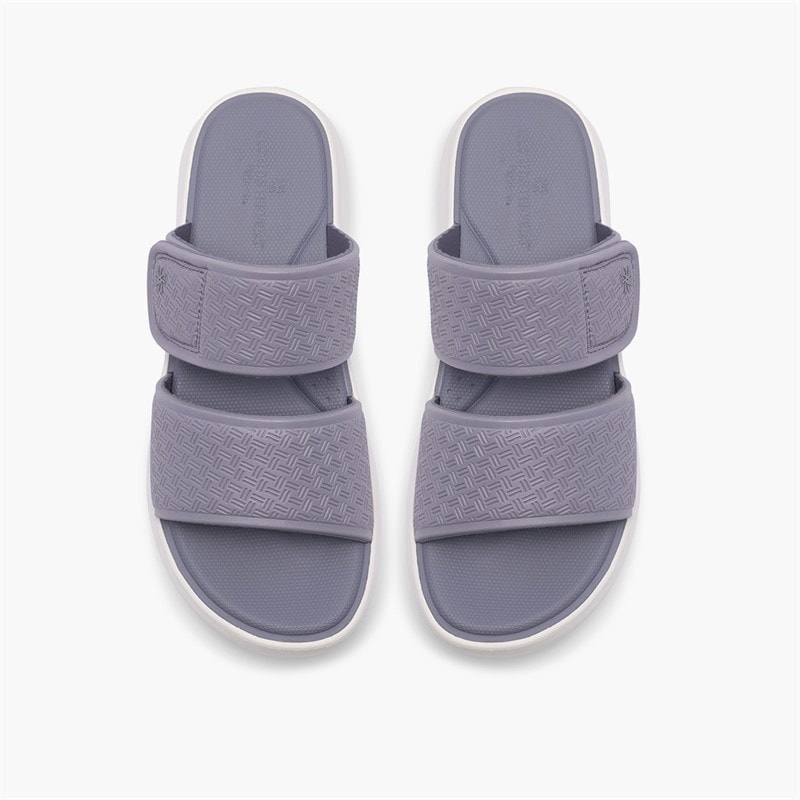 Clarks Womens Solevana Star 2 Sandals Purple Grey - Image 2
