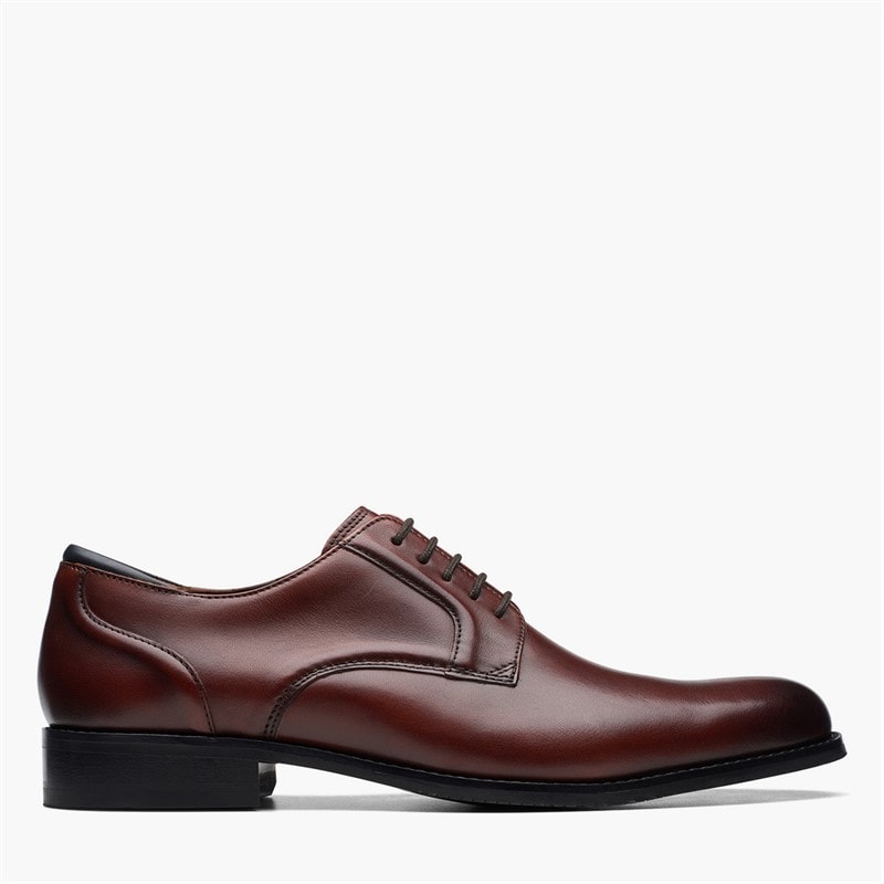 Clarks Mens Craft Arlo Lace Up Shoes British Tan