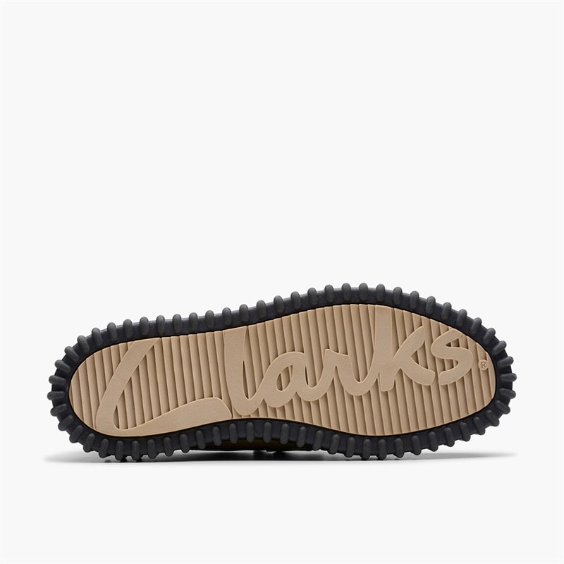 Clarks Womens Torhill Moc Shoes Beige Patent - Image 3