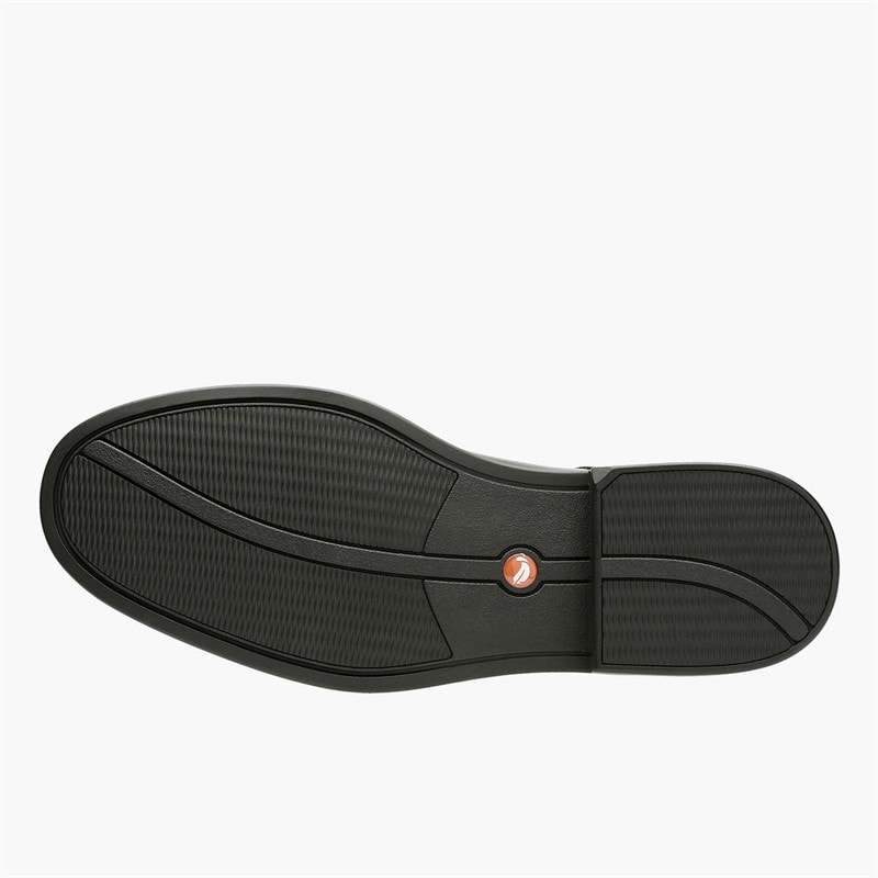 Clarks Mens Un Aldric Park Lace Up Shoes Black Leather - Image 3