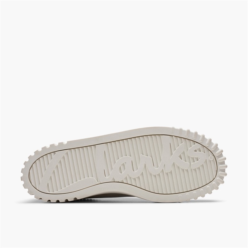 Clarks Womens Mayhill Walk Trainers Silver Metallic - Image 3