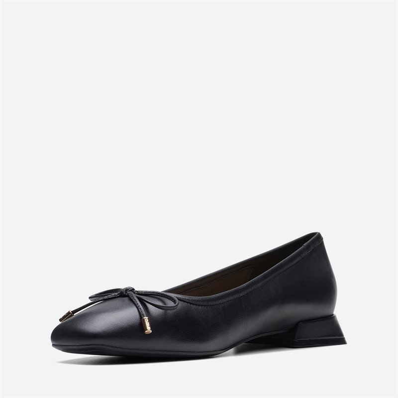 Clarks Womens Ubree 15 Step Shoes Black Leather - Image 4