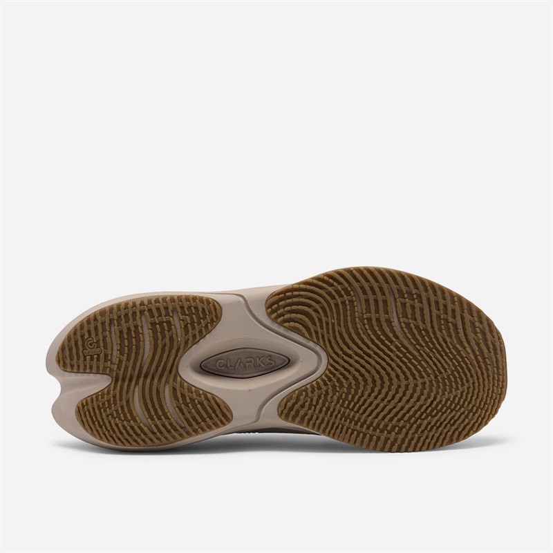 Clarks Womens Pace Rise Trainers Light Sand - Image 3