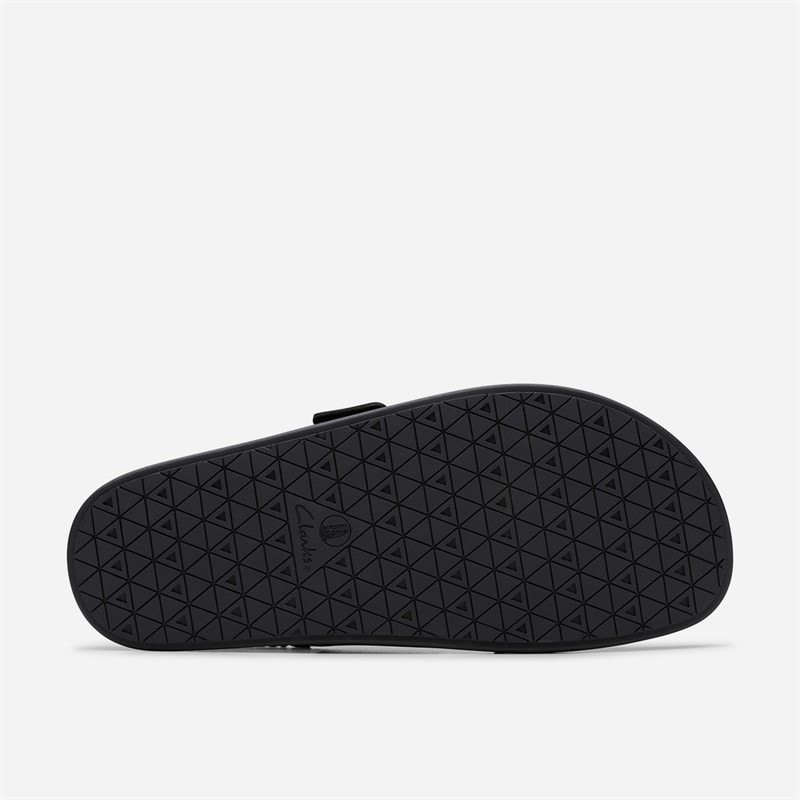 Clarks Mens Torford Ankle Strap Sandals Black Leather - Image 3