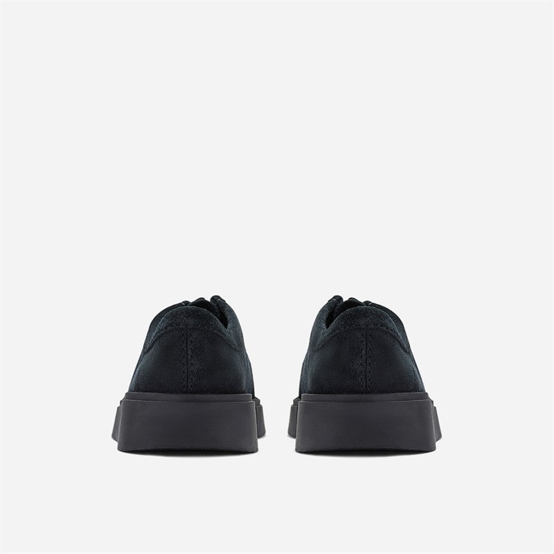 Clarks Mens Torview Moc Shoes Black Suede - Image 5