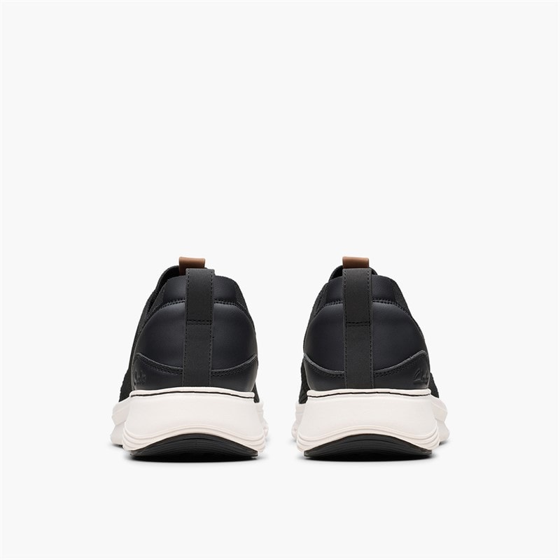 Clarks Mens Motion Trek Trainers Mx Black - Image 5