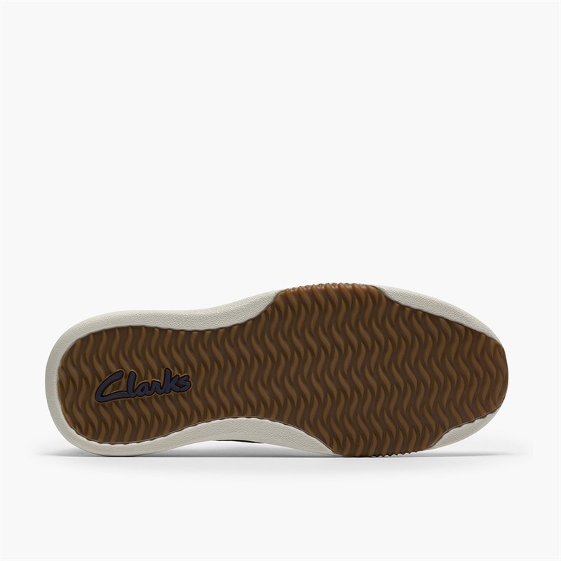 Clarks Mens Easeway Lace Up Shoes Navy Combi - Image 3