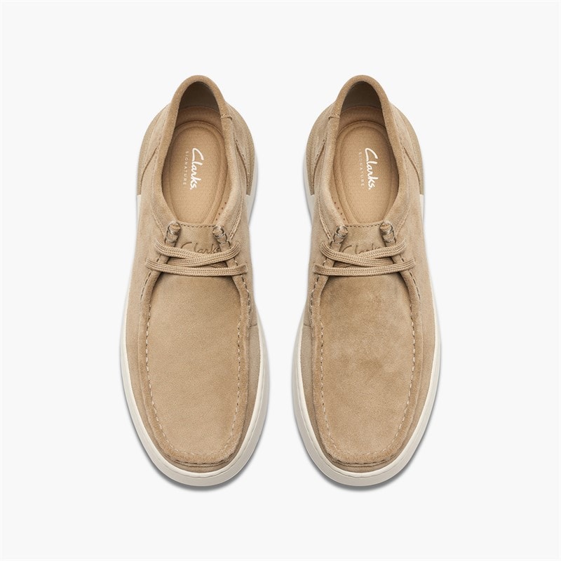 Clarks Mens Courlite Seam Moccasins Oakwood Suede - Image 2