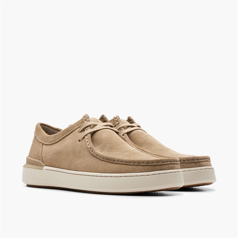 Clarks Mens Courlite Seam Moccasins Oakwood Suede - Image 4