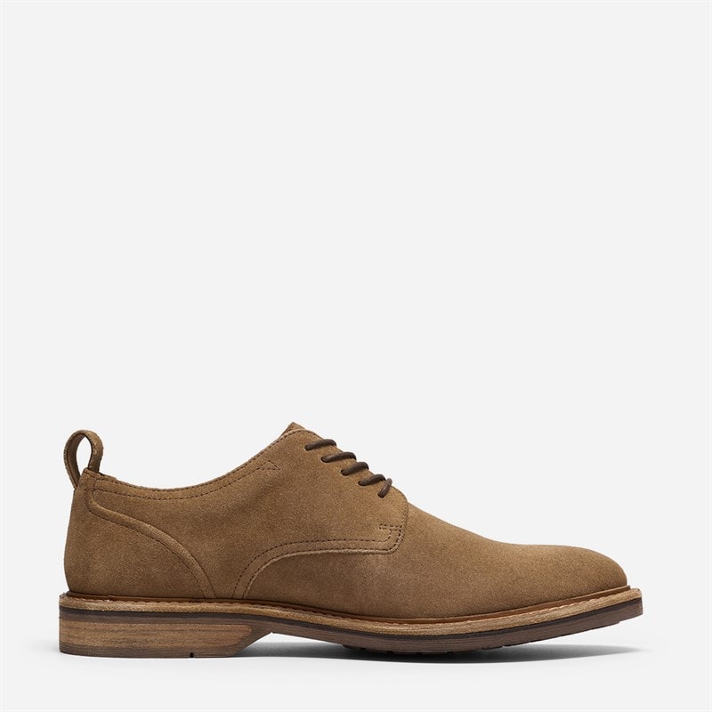 Clarks Mens Aldwin Lace Up Shoes Tan Suede