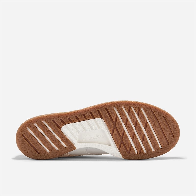 Clarks Womens Mayhill Walk Trainers White Combi - Image 3