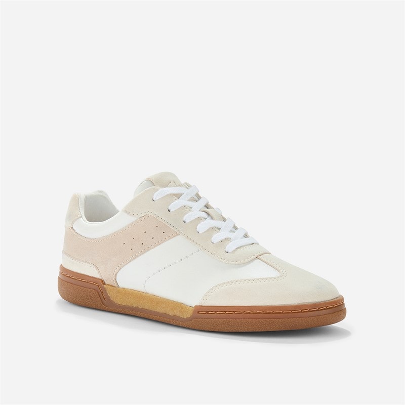 Clarks Womens Mayhill Walk Trainers White Combi - Image 4
