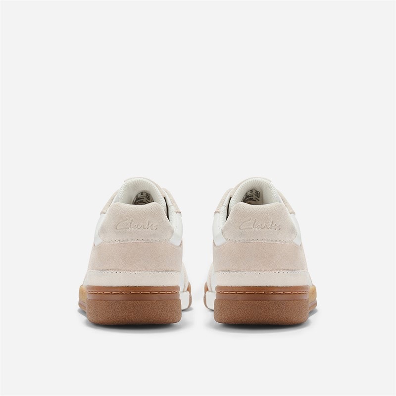 Clarks Womens Mayhill Walk Trainers White Combi - Image 5