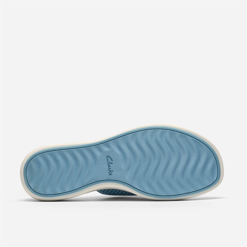 Clarks Womens Drift Faye Sandals Bright Blue - Image 3