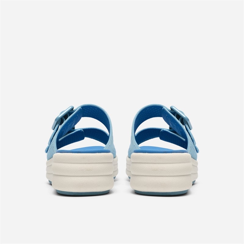 Clarks Womens Drift Faye Sandals Bright Blue - Image 5