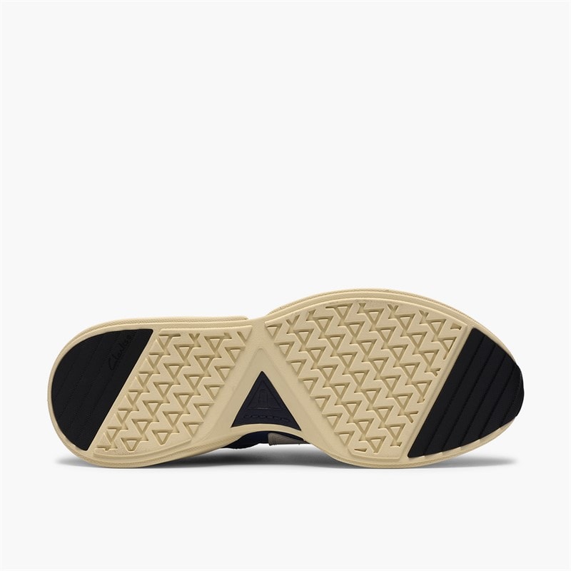 Clarks Mens Craft Wick Trainers Blue - Image 3