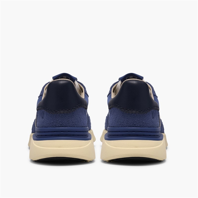 Clarks Mens Craft Wick Trainers Blue - Image 5
