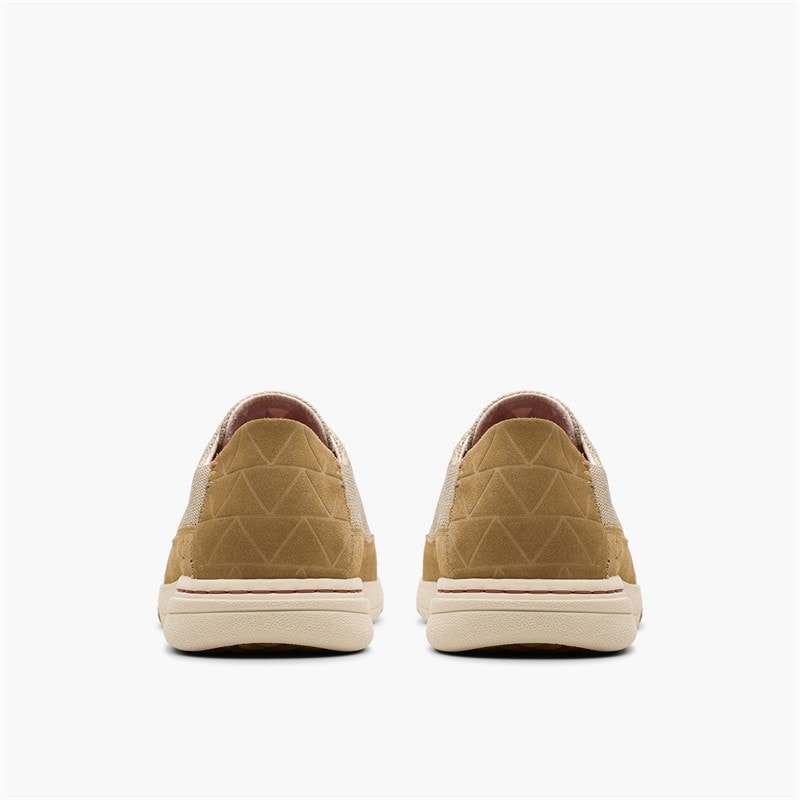 Clarks Mens Easeway Lace Up Shoes Sand Combi - Image 5