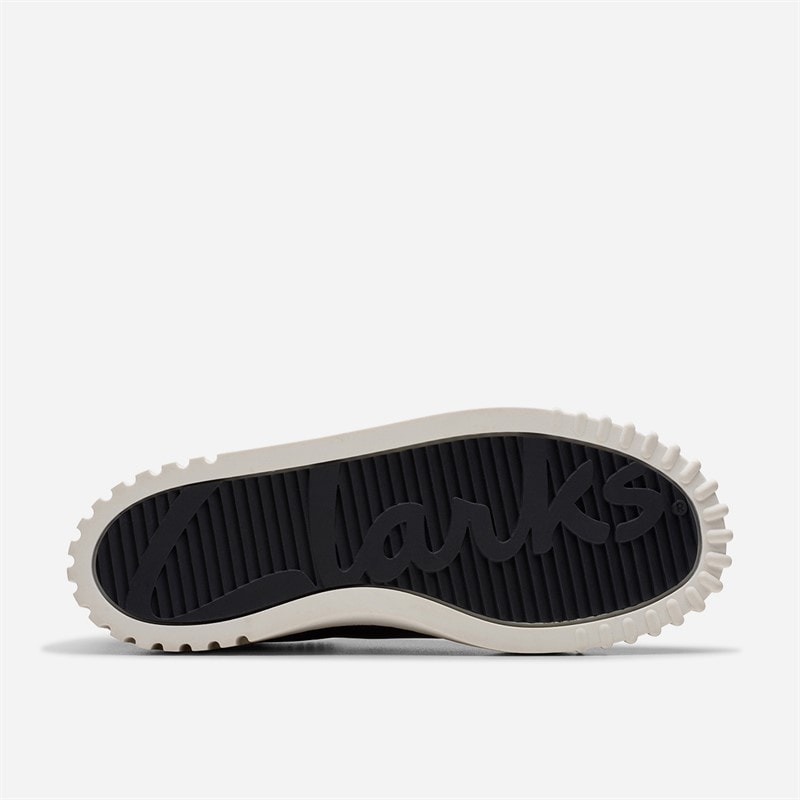 Clarks Womens Mayhill Walk Trainers Black Leather - Image 3