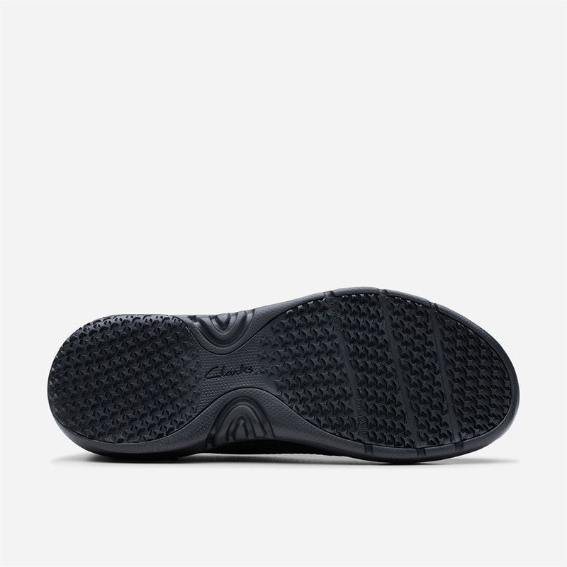 Clarks Mens Pro Free Knit Trainers Black Knit - Image 3