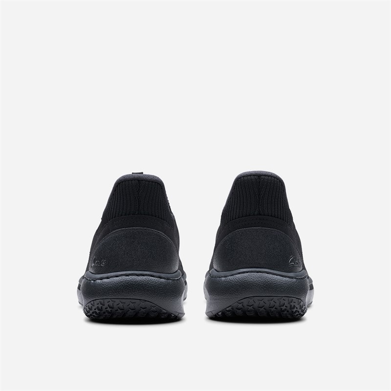 Clarks Mens Pro Free Knit Trainers Black Knit - Image 5