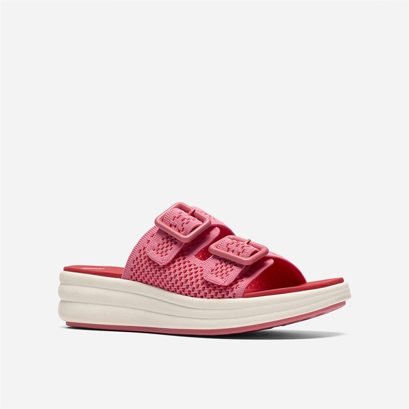 Clarks Womens Drift Faye Sandals Pink - Image 4