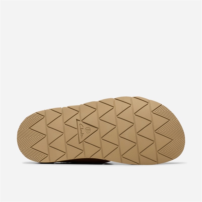 Clarks Mens Solsbury Mule Sandals Cola Suede - Image 3