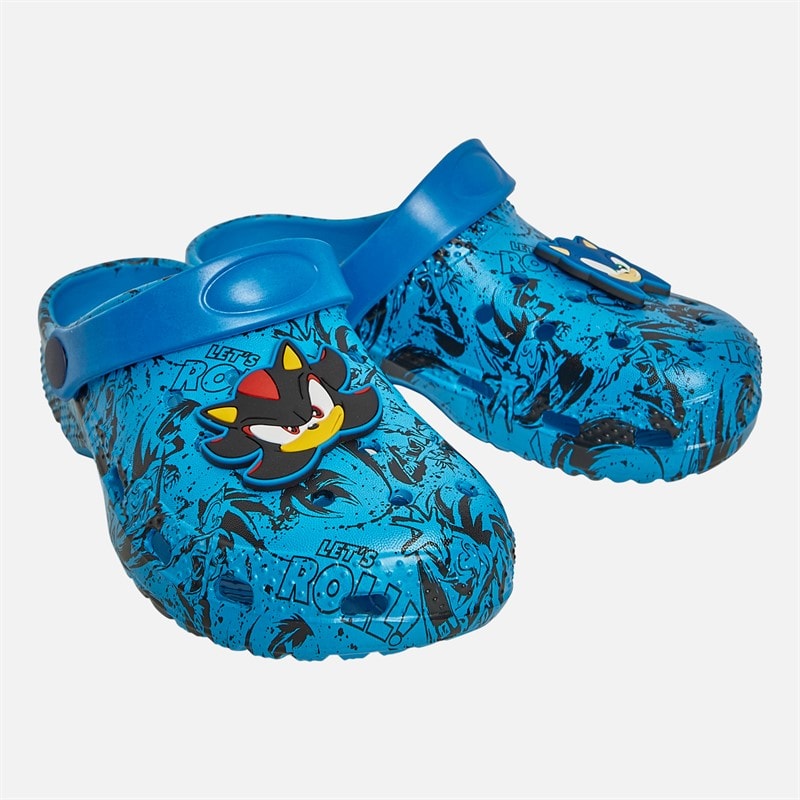 Sonic Boys Aldan Clogs Blue/Multi - Image 1