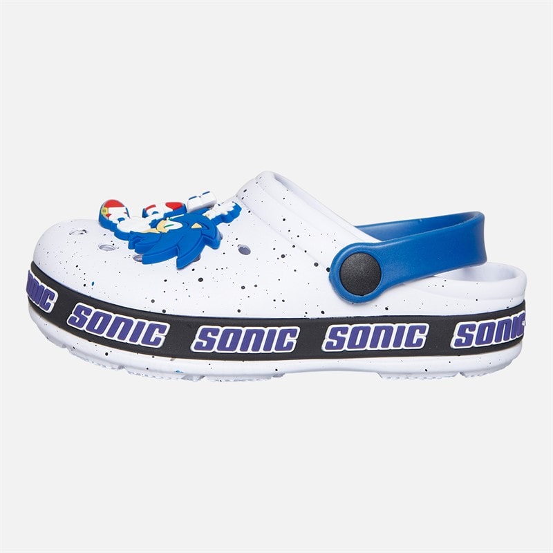 Sonic Boys Shilka Clogs White/Multi - Image 2