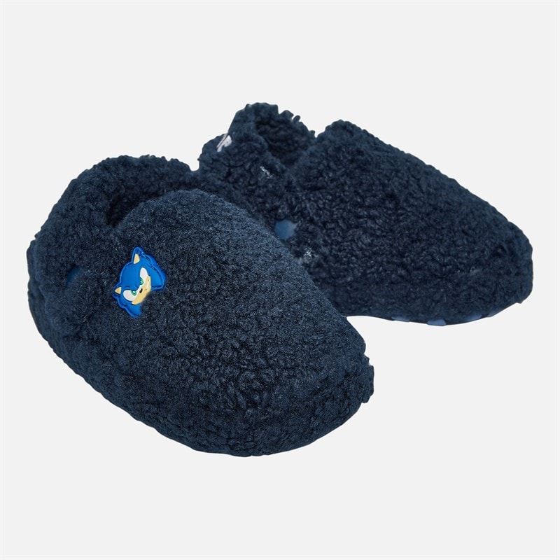 Sonic Boys Ongar Borg Mule Slippers Navy/Blue - Image 1