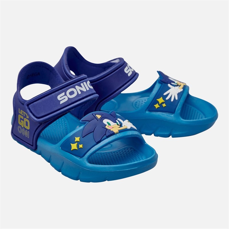 Sonic Infant Boys Ankle Strap Sandals Royal