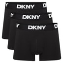 DKNY Mens Seattle Three Pack Boxer Trunks Black