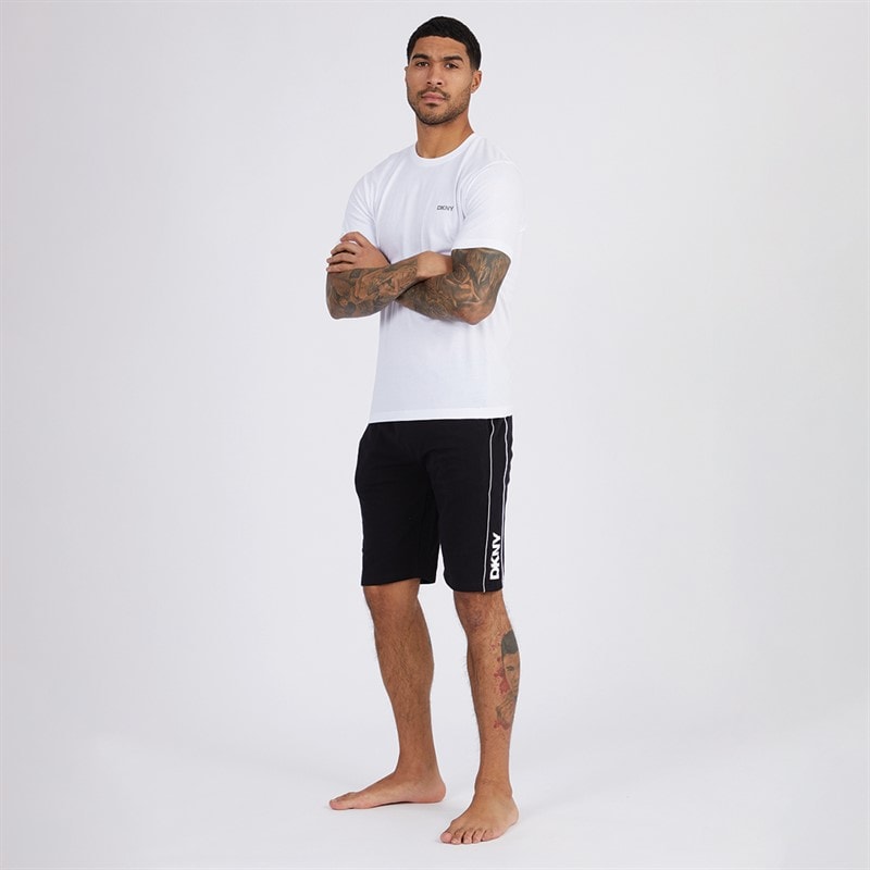 DKNY Mens Cavaliers Lounge Shorts Black - Image 4