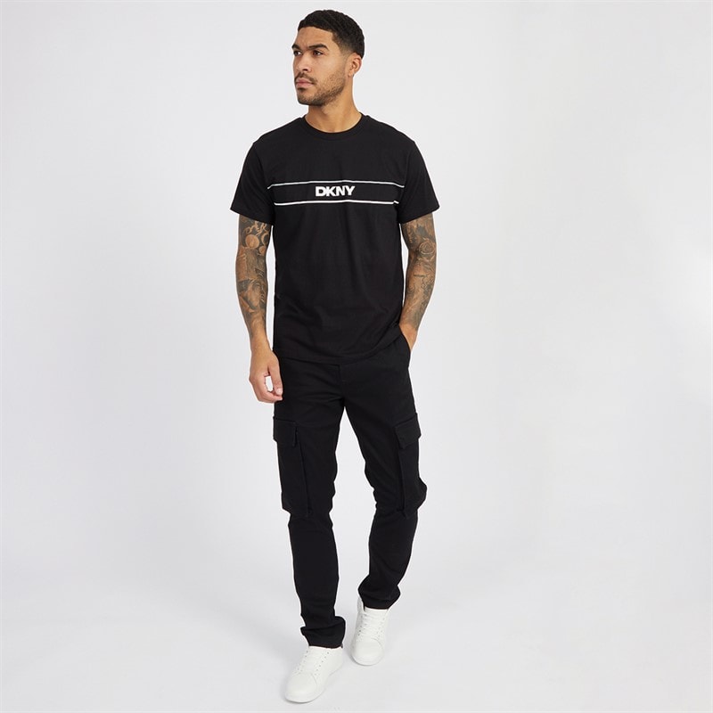 DKNY Mens Cavaliers T-Shirt Black - Image 3