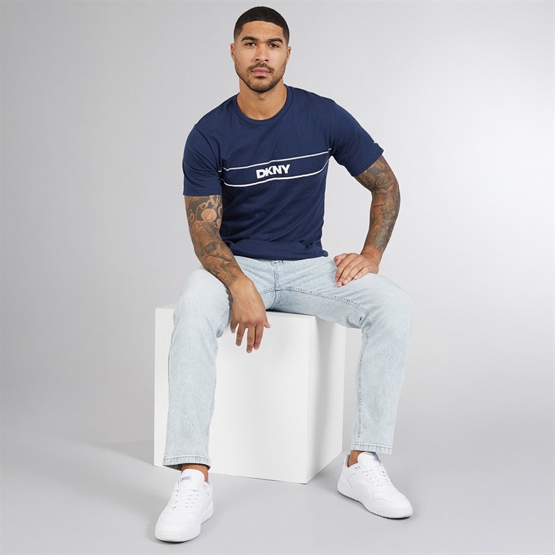 DKNY Mens Cavaliers T-Shirt Navy - Image 3